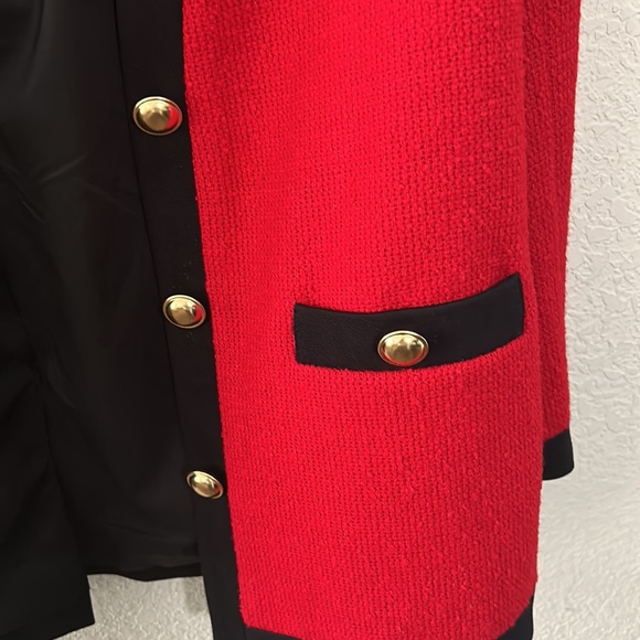 Red suit jacket/cardigan from express. Very classy. - Picture 3 of 3